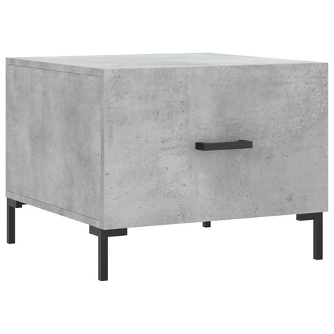 vidaXL Coffee Tables 2 pcs Concrete Grey 50x50x40 cm Engineered Wood