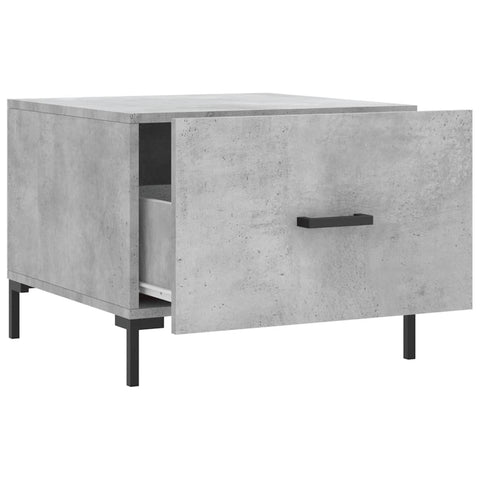 vidaXL Coffee Tables 2 pcs Concrete Grey 50x50x40 cm Engineered Wood