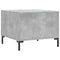 vidaXL Coffee Tables 2 pcs Concrete Grey 50x50x40 cm Engineered Wood
