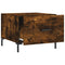 vidaXL Coffee Table Smoked Oak 50x50x40 cm Engineered Wood