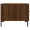 vidaXL Coffee Table Brown Oak 50x50x40 cm Engineered Wood