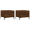 vidaXL Coffee Tables 2 pcs Brown Oak 50x50x40 cm Engineered Wood