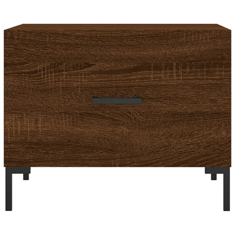 vidaXL Coffee Tables 2 pcs Brown Oak 50x50x40 cm Engineered Wood