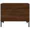 vidaXL Coffee Tables 2 pcs Brown Oak 50x50x40 cm Engineered Wood