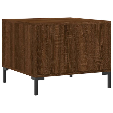 vidaXL Coffee Tables 2 pcs Brown Oak 50x50x40 cm Engineered Wood