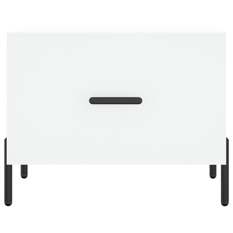 vidaXL Coffee Table White 50x50x40 cm Engineered Wood