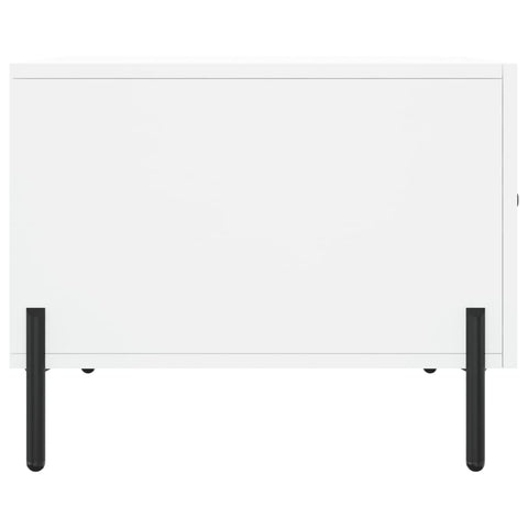 vidaXL Coffee Table White 50x50x40 cm Engineered Wood