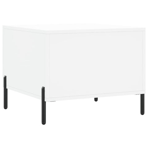vidaXL Coffee Table White 50x50x40 cm Engineered Wood