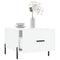 vidaXL Coffee Tables 2 pcs White 50x50x40 cm Engineered Wood