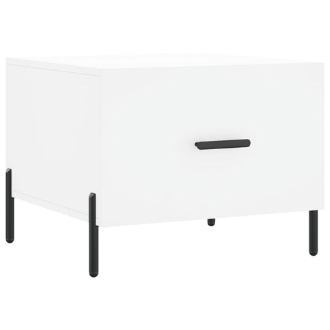 vidaXL Coffee Tables 2 pcs White 50x50x40 cm Engineered Wood