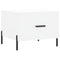 vidaXL Coffee Tables 2 pcs White 50x50x40 cm Engineered Wood