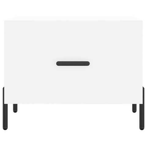 vidaXL Coffee Tables 2 pcs White 50x50x40 cm Engineered Wood