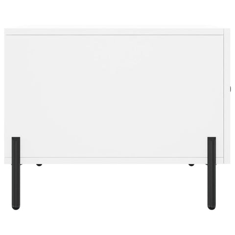 vidaXL Coffee Tables 2 pcs White 50x50x40 cm Engineered Wood