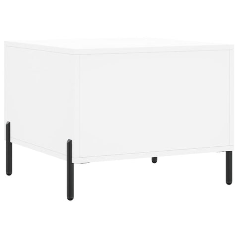 vidaXL Coffee Tables 2 pcs White 50x50x40 cm Engineered Wood