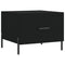 vidaXL Coffee Table Black 50x50x40 cm Engineered Wood