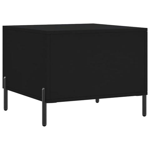 vidaXL Coffee Table Black 50x50x40 cm Engineered Wood