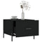 vidaXL Coffee Tables 2 pcs Black 50x50x40 cm Engineered Wood