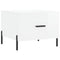 vidaXL Coffee Tables 2pcs High Gloss White 50x50x40 cm Engineered Wood