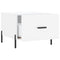 vidaXL Coffee Tables 2pcs High Gloss White 50x50x40 cm Engineered Wood