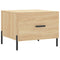 vidaXL Coffee Table Sonoma Oak 50x50x40 cm Engineered Wood