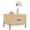 vidaXL Coffee Table Sonoma Oak 50x50x40 cm Engineered Wood