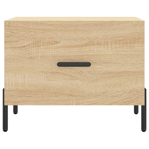 vidaXL Coffee Tables 2 pcs Sonoma Oak 50x50x40 cm Engineered Wood