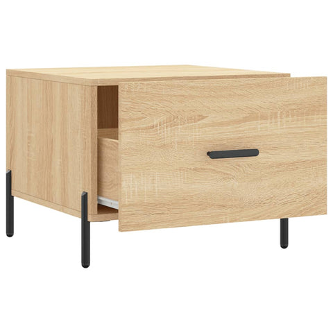 vidaXL Coffee Tables 2 pcs Sonoma Oak 50x50x40 cm Engineered Wood