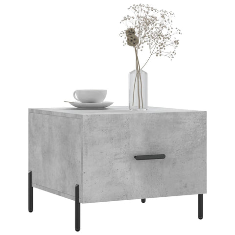 vidaXL Coffee Tables 2 pcs Concrete Grey 50x50x40 cm Engineered Wood