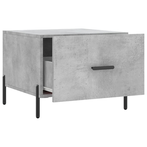 vidaXL Coffee Tables 2 pcs Concrete Grey 50x50x40 cm Engineered Wood