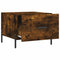 vidaXL Coffee Table Smoked Oak 50x50x40 cm Engineered Wood