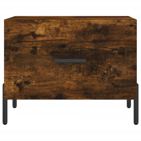 vidaXL Coffee Tables 2 pcs Smoked Oak 50x50x40 cm Engineered Wood