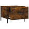 vidaXL Coffee Tables 2 pcs Smoked Oak 50x50x40 cm Engineered Wood