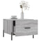 vidaXL Coffee Table Grey Sonoma 50x50x40 cm Engineered Wood