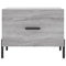 vidaXL Coffee Table Grey Sonoma 50x50x40 cm Engineered Wood