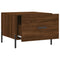 vidaXL Coffee Table Brown Oak 50x50x40 cm Engineered Wood