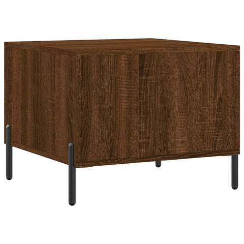 vidaXL Coffee Table Brown Oak 50x50x40 cm Engineered Wood