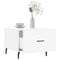 vidaXL Coffee Tables 2 pcs White 50x50x40 cm Engineered Wood