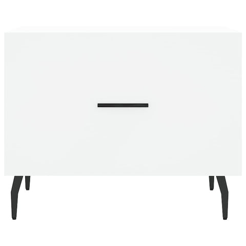 vidaXL Coffee Tables 2 pcs White 50x50x40 cm Engineered Wood