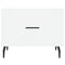 vidaXL Coffee Tables 2 pcs White 50x50x40 cm Engineered Wood