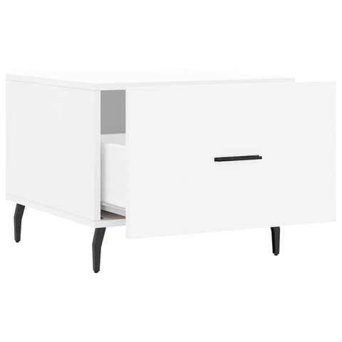 vidaXL Coffee Tables 2 pcs White 50x50x40 cm Engineered Wood