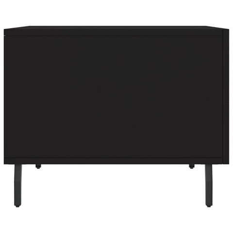 vidaXL Coffee Table Black 50x50x40 cm Engineered Wood