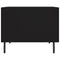 vidaXL Coffee Table Black 50x50x40 cm Engineered Wood