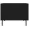 vidaXL Coffee Tables 2 pcs Black 50x50x40 cm Engineered Wood