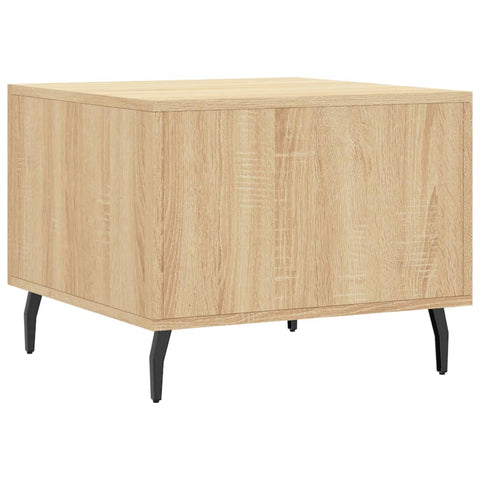 vidaXL Coffee Table Sonoma Oak 50x50x40 cm Engineered Wood