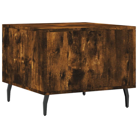 vidaXL Coffee Tables 2 pcs Smoked Oak 50x50x40 cm Engineered Wood
