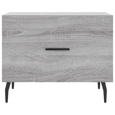 vidaXL Coffee Table Grey Sonoma 50x50x40 cm Engineered Wood