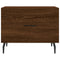 vidaXL Coffee Table Brown Oak 50x50x40 cm Engineered Wood