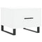 vidaXL Coffee Table White 50x50x40 cm Engineered Wood