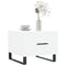 vidaXL Coffee Table White 50x50x40 cm Engineered Wood