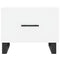 vidaXL Coffee Table White 50x50x40 cm Engineered Wood